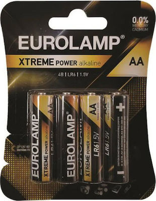 Φωτογραφία προϊόντος: Eurolamp Extreme Αλκαλικές Μπαταρίες AA 1.5V 4τμχ