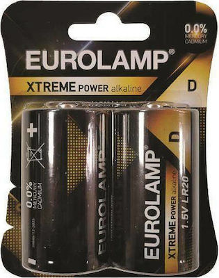 Φωτογραφία προϊόντος: Eurolamp Extreme Αλκαλικές Μπαταρίες D 1.5V 2τμχ
