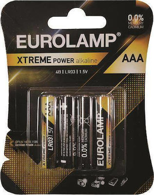 Φωτογραφία προϊόντος: Eurolamp Extreme Αλκαλικές Μπαταρίες AAA 1.5V 4τμχ