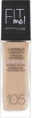 Φωτογραφία προϊόντος: Maybelline Fit Me Luminous & Smooth Liquid Foundation 105 Natural Ivory 30ml