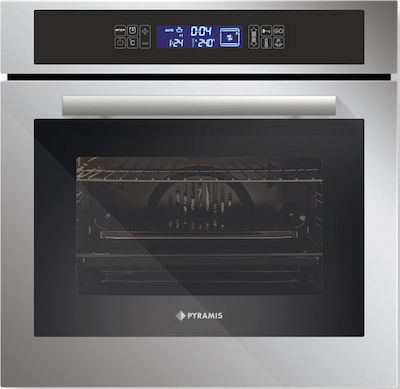 Φωτογραφία προϊόντος: Pyramis 60ΑΠ 1075 Inox Φούρνος άνω Πάγκου 66lt χωρίς Εστίες Π59.5εκ.