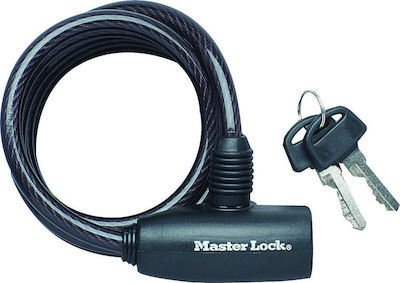 Φωτογραφία προϊόντος: Master Lock Κλειδαριά Ποδηλάτου Κουλούρα με Κλειδί Μαύρη