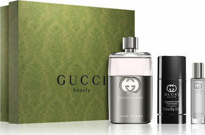 Φωτογραφία προϊόντος: Gucci Guilty Pour Homme Eau de Toilette 90ml, Eau de Toilette 15ml & Deodorant 75ml