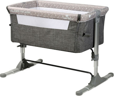 Φωτογραφία προϊόντος: Lorelli Λίκνο Sleep N Care Grey Elephant χωρίς Στρώμα με Πλαϊνό Άνοιγμα