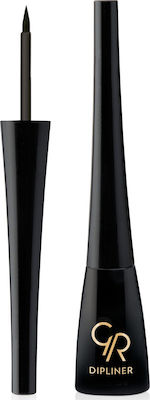 Φωτογραφία προϊόντος: Golden Rose Dipliner Liquid Πινέλο Eye Liner Black 5gr