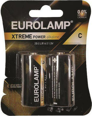 Φωτογραφία προϊόντος: Eurolamp Extreme Αλκαλικές Μπαταρίες C 1.5V 2τμχ