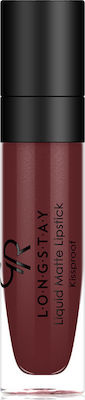 Φωτογραφία προϊόντος: Golden Rose Longstay Liquid Matte Lipstick Kissproof 12
