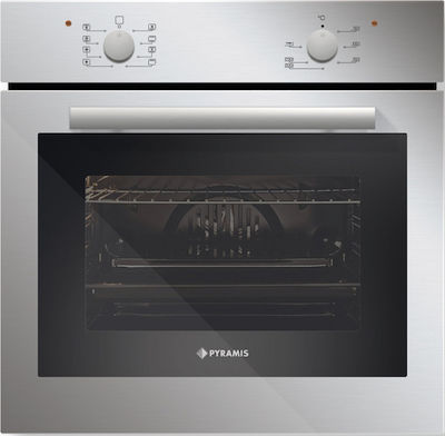 Φωτογραφία προϊόντος: Pyramis 60ΑΠ 1045 Inox Φούρνος άνω Πάγκου 66lt χωρίς Εστίες Π59.5εκ.