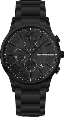 Φωτογραφία προϊόντος: Emporio Armani Ρολόι Renato με Μεταλλικό Μπρασελέ σε Μαύρο χρώμα