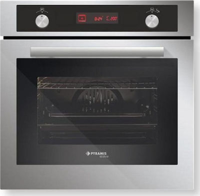 Φωτογραφία προϊόντος: Pyramis 60ΑΠ 1011 Inox Φούρνος άνω Πάγκου 66lt χωρίς Εστίες Π59.5εκ.