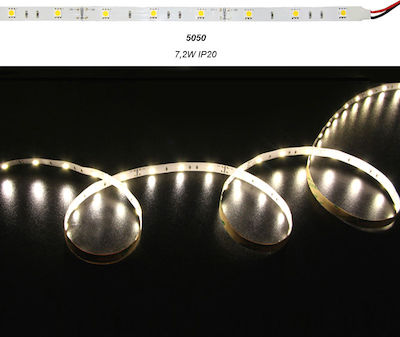 Φωτογραφία προϊόντος: Ταινία LED Θερμό Λευκό 5m SMD5050 12V Adeleq