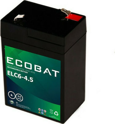 Φωτογραφία προϊόντος: Ecobat Μπαταρία Μολύβδου Ecobat 6V 4.5Ah