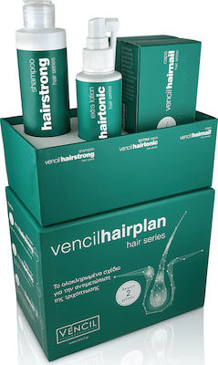 Φωτογραφία προϊόντος: Vencil Hairplan Hairstrong Shampoo 200ml, Hairtonic Lotion 100ml & Hairnail 2x30caps