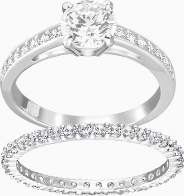 Φωτογραφία προϊόντος: Swarovski Μονόπετρο Attract Ring Set από Ορείχαλκο