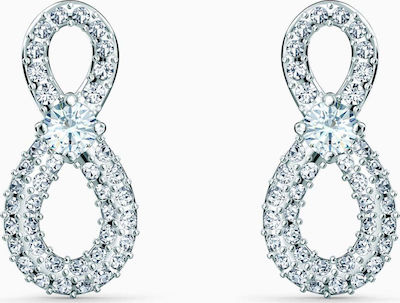 Φωτογραφία προϊόντος: Swarovski Γυναικεία Σκουλαρίκια Καρφωτά Με Πέτρες Infinity Mini από Ορείχαλκο