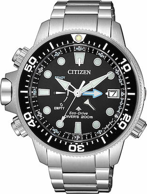 Φωτογραφία προϊόντος: Citizen Ρολόι Promaster Eco-Drive Aqualand με Μεταλλικό Μπρασελέ σε Ασημί χρώμα