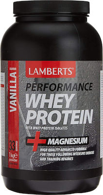 Φωτογραφία προϊόντος: Lamberts Performance Whey Protein & Magnesium 1000gr Βανίλια