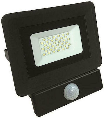 Φωτογραφία προϊόντος: Eurolamp Προβολέας 30W με Αισθητήρα Κίνησης & Φωτοκύτταρο 147-69616