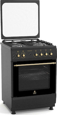 Φωτογραφία προϊόντος: Thermogatz TG 4010 BL Rustic Multigas Κουζίνα Αερίου 64lt με Εστίες Αερίου Π60εκ.