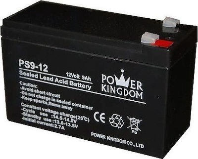 Φωτογραφία προϊόντος: Power Kingdom PS9-12 Μπαταρία UPS με Χωρητικότητα 9Ah και Τάση 12V