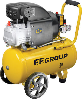 Φωτογραφία προϊόντος: F.F. Group AC-D 24/2MC Easy Κομπρεσέρ Αέρος με Ισχυ 2hp και Αεροφυλάκιο 24lt