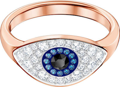 Φωτογραφία προϊόντος: Swarovski Γυναικείο Δαχτυλίδι Symbolic Evil Eye με Πέτρες Επιχρυσωμένο