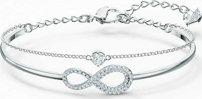 Φωτογραφία προϊόντος: Swarovski Γυναικείο Βραχιόλι Χειροπέδα Infinity Medium με σχέδιο Άπειρο