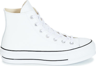 Φωτογραφία προϊόντος: Converse Chuck Taylor All Star Lift Γυναικεία Flatforms Μποτάκια Λευκά