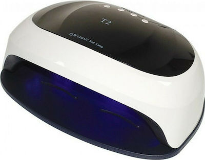 Φωτογραφία προϊόντος: Φουρνάκι Νυχιών T2 White/Black UV/LED 72W