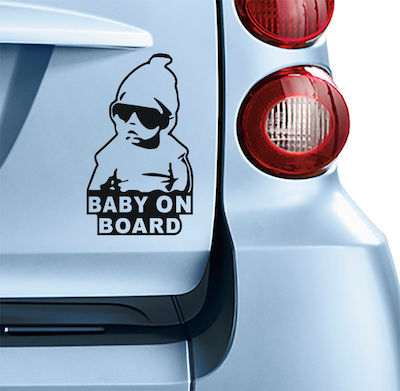 Φωτογραφία προϊόντος: Σήμα Baby on Board Με Αυτοκόλλητο