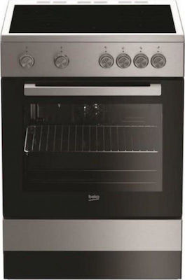 Φωτογραφία προϊόντος: Beko FSM 67010 GX Κουζίνα 65lt με Κεραμικές Εστίες Π60εκ.