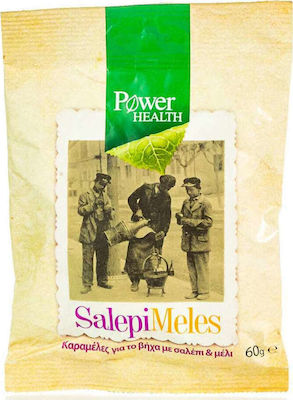 Φωτογραφία προϊόντος: Power Health Salepimel Καραμέλες Με Σαλέπι & Μέλι για το Βήχα & τον Ερεθισμένο Λαιμό 60gr
