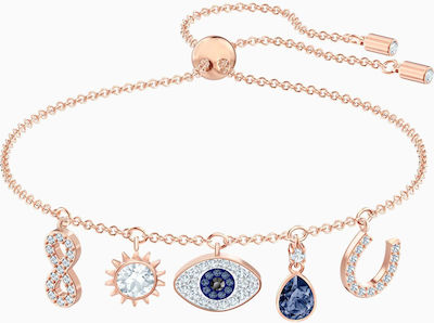 Φωτογραφία προϊόντος: Swarovski Γυναικείο Βραχιόλι Αλυσίδα Symbolic Medium Επιχρυσωμένο