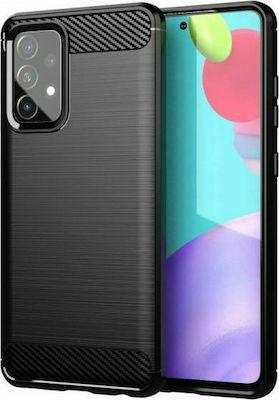 Φωτογραφία προϊόντος: Hurtel Carbon Back Cover Σιλικόνης Μαύρο (Galaxy A72)