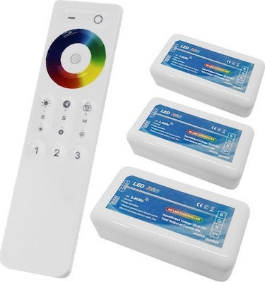 Φωτογραφία προϊόντος: GloboStar Ασύρματο RGB Controller Αφής RF με Τηλεχειριστήριο 04242