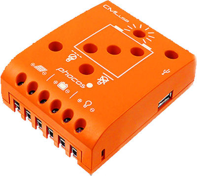Φωτογραφία προϊόντος: Phocos CML-USB-10 Ρυθμιστής Φόρτισης PWM 24V 10A