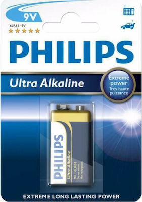 Φωτογραφία προϊόντος: Philips Ultra Αλκαλική Μπαταρία 9V 1τμχ