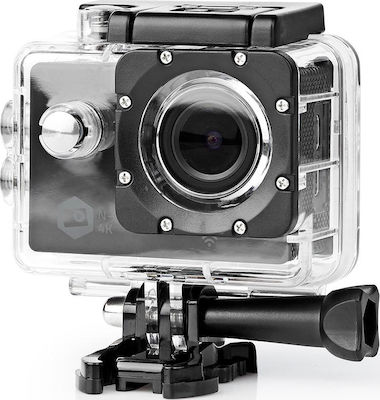 Φωτογραφία προϊόντος: Nedis ACAM41BK Action Camera 4K Ultra HD Υποβρύχια με WiFi Μαύρη με Οθόνη 2"