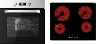 Φωτογραφία προϊόντος: Teka HCB 6545 SS Inox + TZ 6415 Φούρνος άνω Πάγκου 71lt με Κεραμικές Εστίες Π59.5εκ.