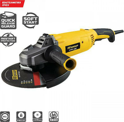 Φωτογραφία προϊόντος: F.F. Group AG 230/2400S Pro Τροχός 230mm Ρεύματος 2400W 41631