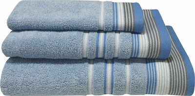 Φωτογραφία προϊόντος: Le Blanc Πετσέτα Σώματος Satin Stripe 70x140 Light Blue