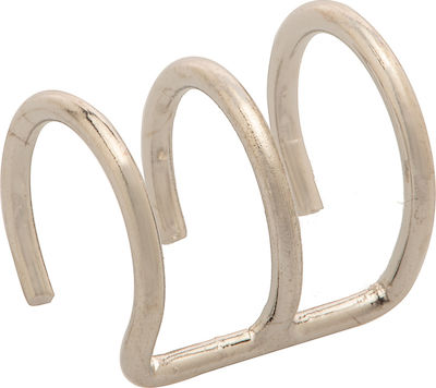Φωτογραφία προϊόντος: Σκουλαρίκι τριπλό ear cuff helix μεταλλικό - Ear cuff metallic for helix Ασημί
