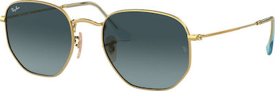 Φωτογραφία προϊόντος: Ray Ban Hexagonal Unisex Γυαλιά Ηλίου σε Χρυσό χρώμα RB3548N 9123/3M