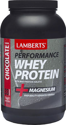 Φωτογραφία προϊόντος: Lamberts Performance Whey Protein & Magnesium 1000gr Σοκολάτα