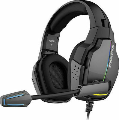 Φωτογραφία προϊόντος: NOD Screamager RGB Over Ear Gaming Headset (2x3.5mm / 3.5mm) Black