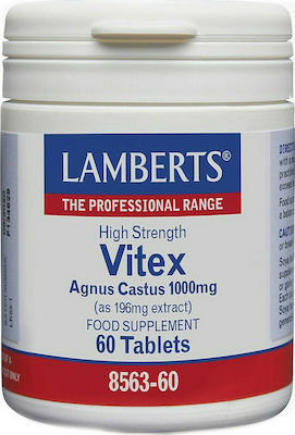 Φωτογραφία προϊόντος: Lamberts High Strength Vitex Agnus Castus 1000mg 60 ταμπλέτες