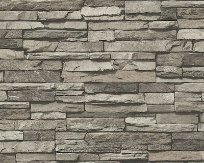 Φωτογραφία προϊόντος: Ταπετσαρία Τοίχου Wood And Stone Brown 1000x53cm