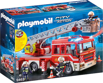 Φωτογραφία προϊόντος: Playmobil City Action Όχημα Πυροσβεστικής με Σκάλα και Καλάθι Διάσωσης για 5+ ετών