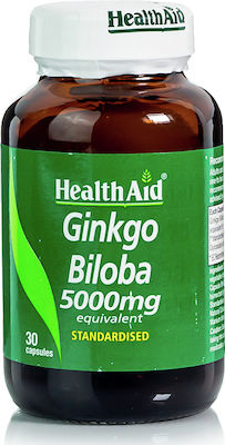 Φωτογραφία προϊόντος: Health Aid Ginkgo Biloba 5000mg 30 κάψουλες