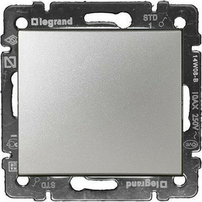 Φωτογραφία προϊόντος: Legrand Valena Μονό 770111 Ασημί